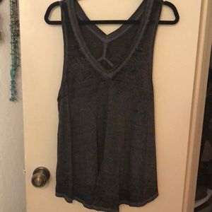 Long Gray Tank Top